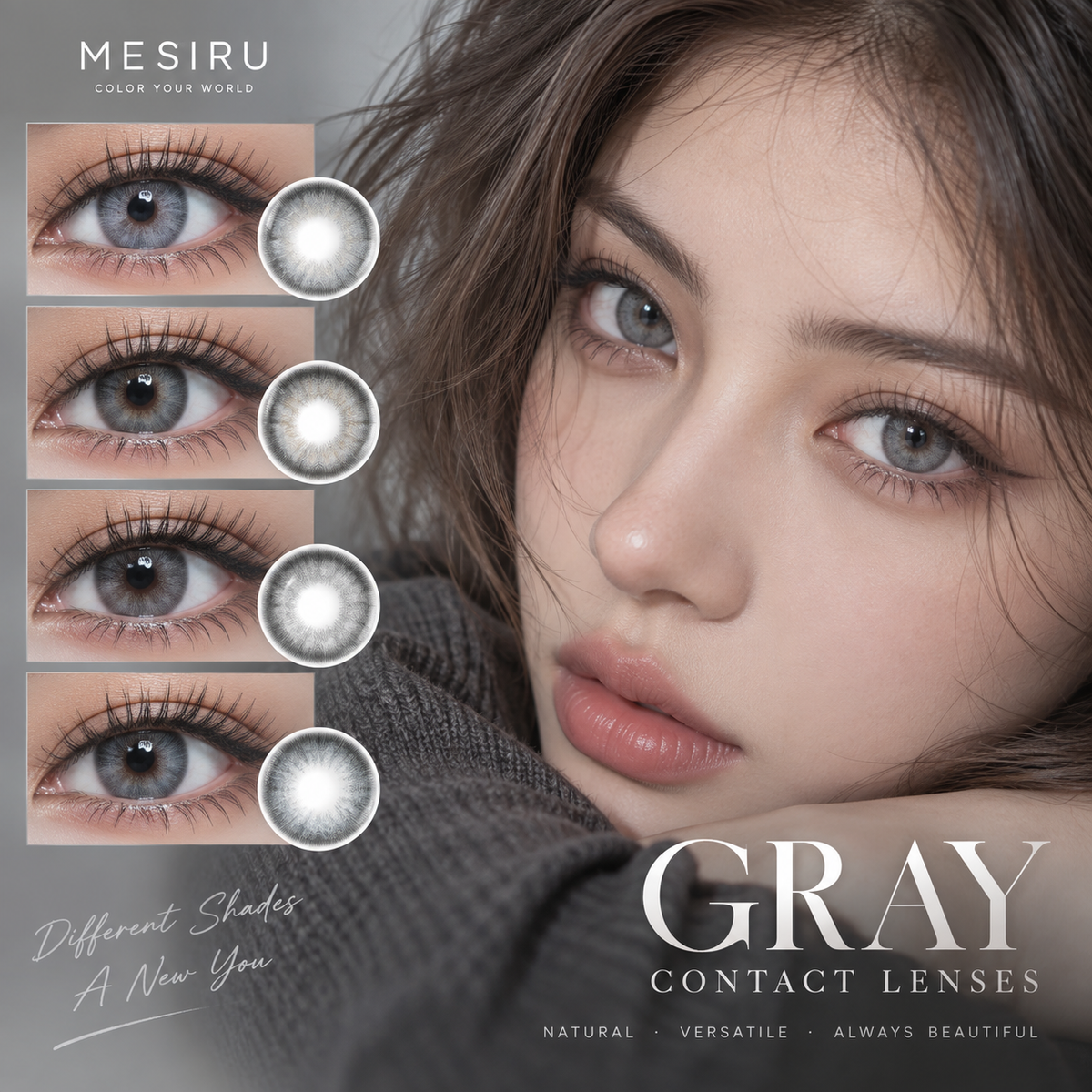 Gray Contact Lenses Guide: How to Choose the Perfect Gray for Your Eyes