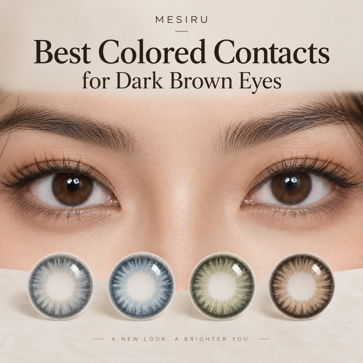 Best Colored Contacts for Dark Brown Eyes: Colors That Actually Show Up