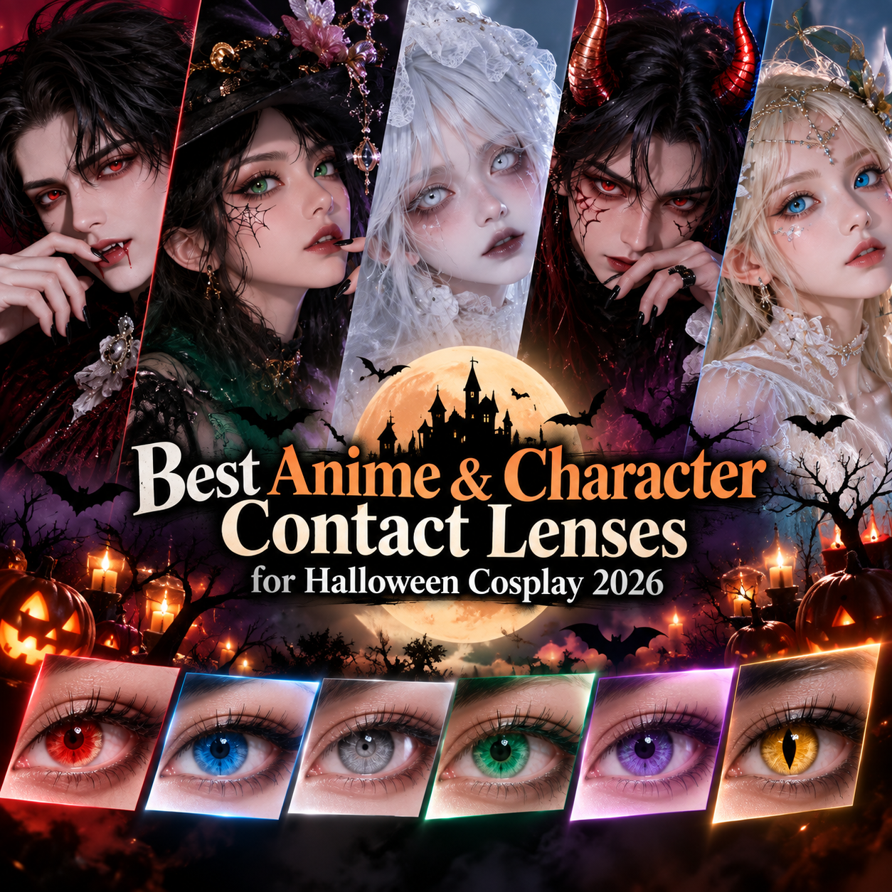 Best Anime & Character Contact Lenses for Halloween Cosplay 2026