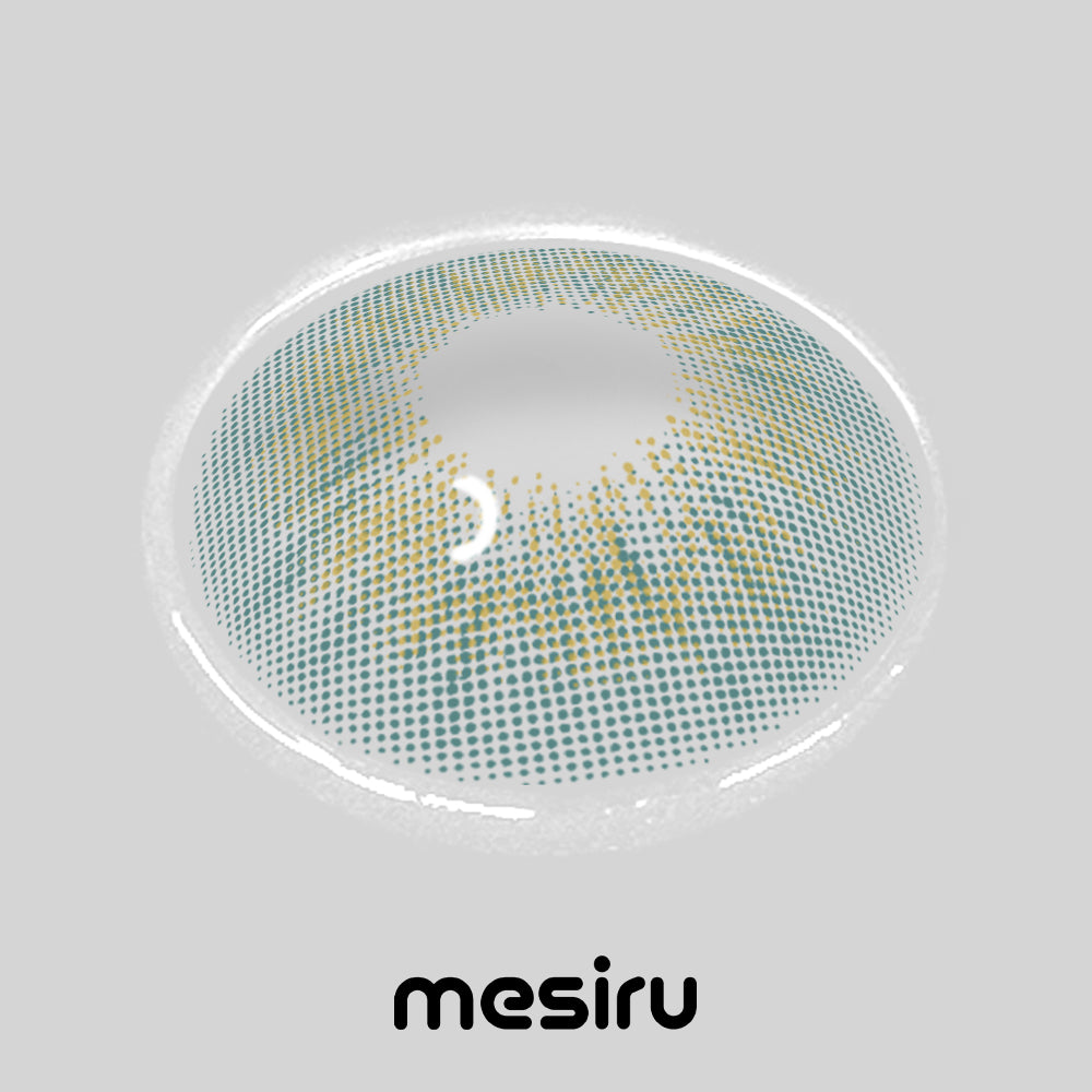 Mesiru Firework Green Contact Lenses pattern and design