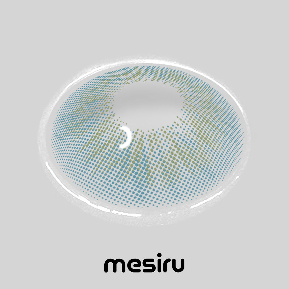 Mesiru Firework Blue Contact Lenses pattern and design