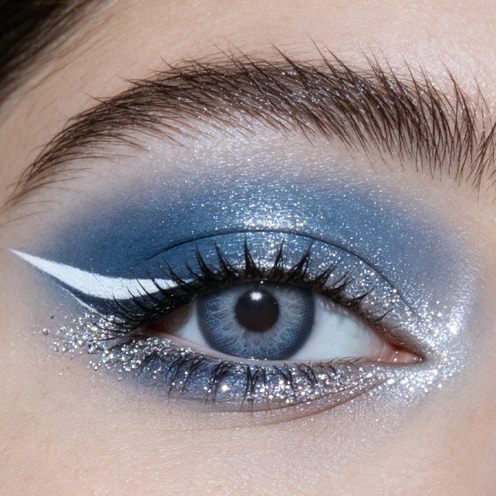 Mesiru Mist Rose Blue Contact Lenses