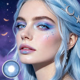 Mesiru Butterfly Blue Contact Lenses