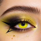 Mesiru Bright Yellow Contact Lenses