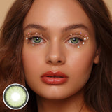Mesiru Hard Candy Green Contact Lenses