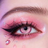 Mesiru Butterfly Pink Contact Lenses