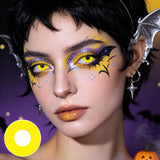 Mesiru Bright Yellow Contact Lenses