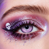 Mesiru Butterfly Purple Contact Lenses