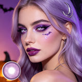 Mesiru Butterfly Purple Contact Lenses