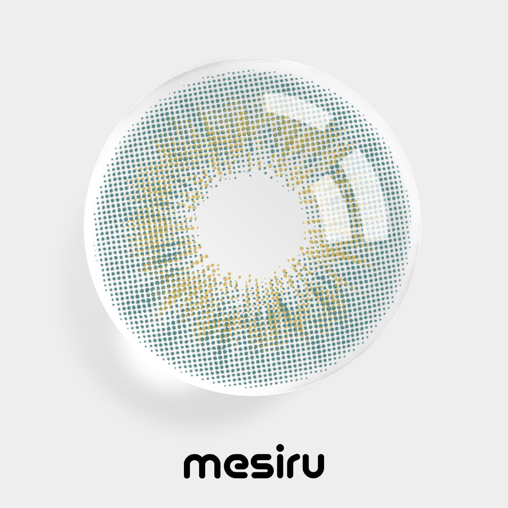 Mesiru Firework Green Contact Lenses pattern and design