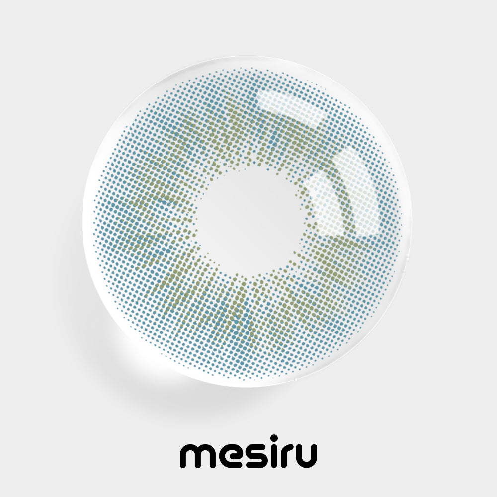 Mesiru Firework Blue Contact Lenses pattern and design