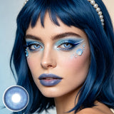 Mesiru Butterfly Blue Contact Lenses