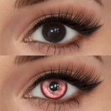 Mesiru Butterfly Red Contact Lenses