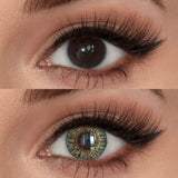 Mesiru Glitter Brown Contact Lenses