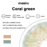 Mesiru Coral Green Contact Lenses