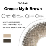 Mesiru Greece Myth Brown Contact Lenses