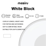 Mesiru White Block Contact Lenses