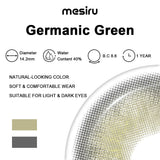 Mesiru Germanic Green Contact Lenses
