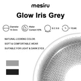 Mesiru Glow Iris Gray Contact Lenses