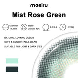 Mesiru Mist Rose Green Contact Lenses