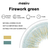 Mesiru Firework Green Contact Lenses specifications