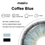 Mesiru Coffee Blue Contact Lenses