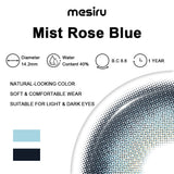 Mesiru Mist Rose Blue Contact Lenses
