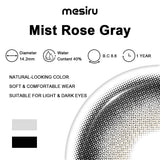 Mesiru Mist Rose Gray Contact Lenses