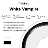 Mesiru White Vampire Contact Lenses