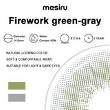 Mesiru Firework Green-Gray Contact Lenses specifications