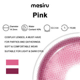 Mesiru Butterfly Pink Contact Lenses