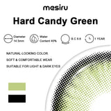 Mesiru Hard Candy Green Contact Lenses
