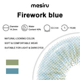 Mesiru Firework Blue Contact Lenses specifications