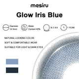 Mesiru Glow Iris Blue Contact Lenses