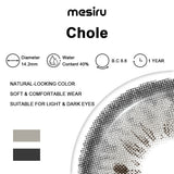 Mesiru Chole Gray Contact Lenses
