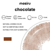 Mesiru Chocolate Brown Contact Lenses