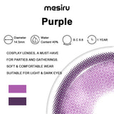 Mesiru Butterfly Purple Contact Lenses
