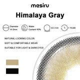 Mesiru Himalaya Gray Contact Lenses