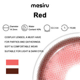 Mesiru Butterfly Red Contact Lenses