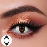 Mesiru White Cat Eye Contact Lenses