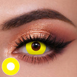 Mesiru Bright Yellow Contact Lenses