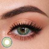 Mesiru Glitter Green Contact Lenses