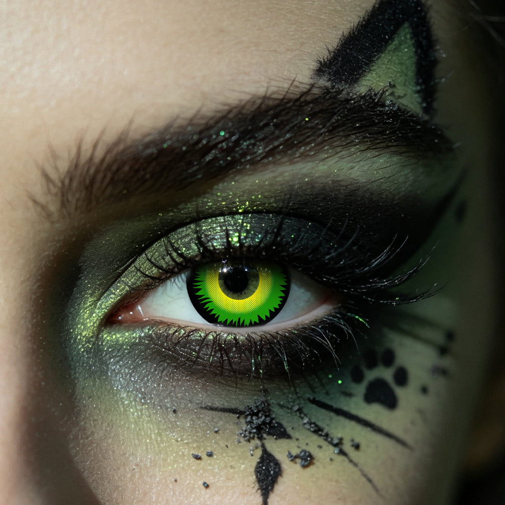 Mesiru Green Werewolf Contact Lenses
