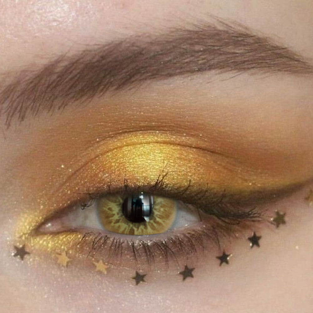 Mesiru Lynx Stone Brown Contact Lenses