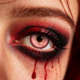 Mesiru Butterfly Red Contact Lenses