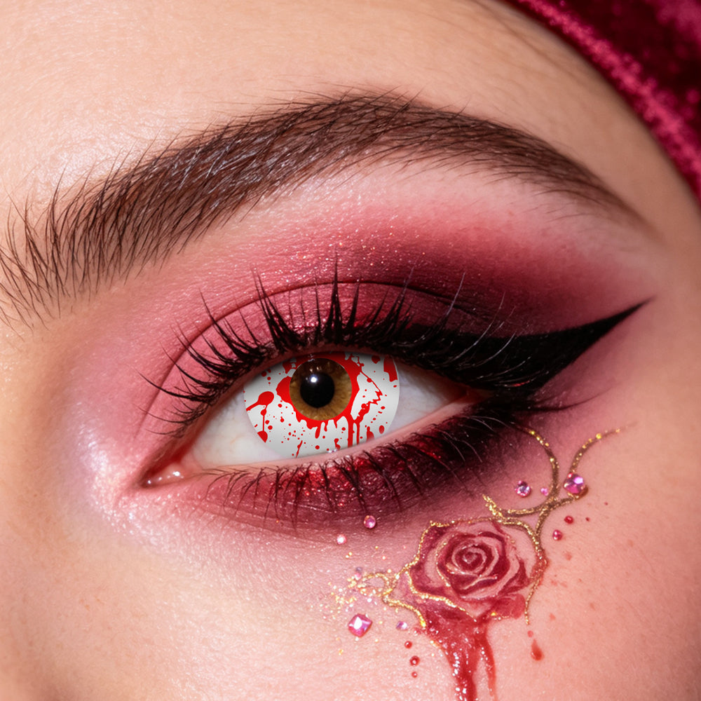 Mesiru Trauma White Contact Lenses