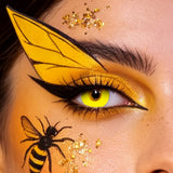 Mesiru Bright Yellow Contact Lenses