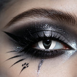 Mesiru White Cat Eye Contact Lenses