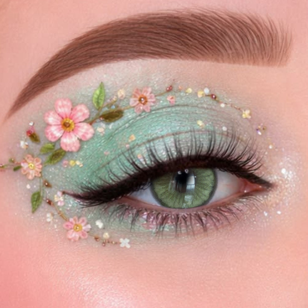Mesiru Hard Candy Green Contact Lenses