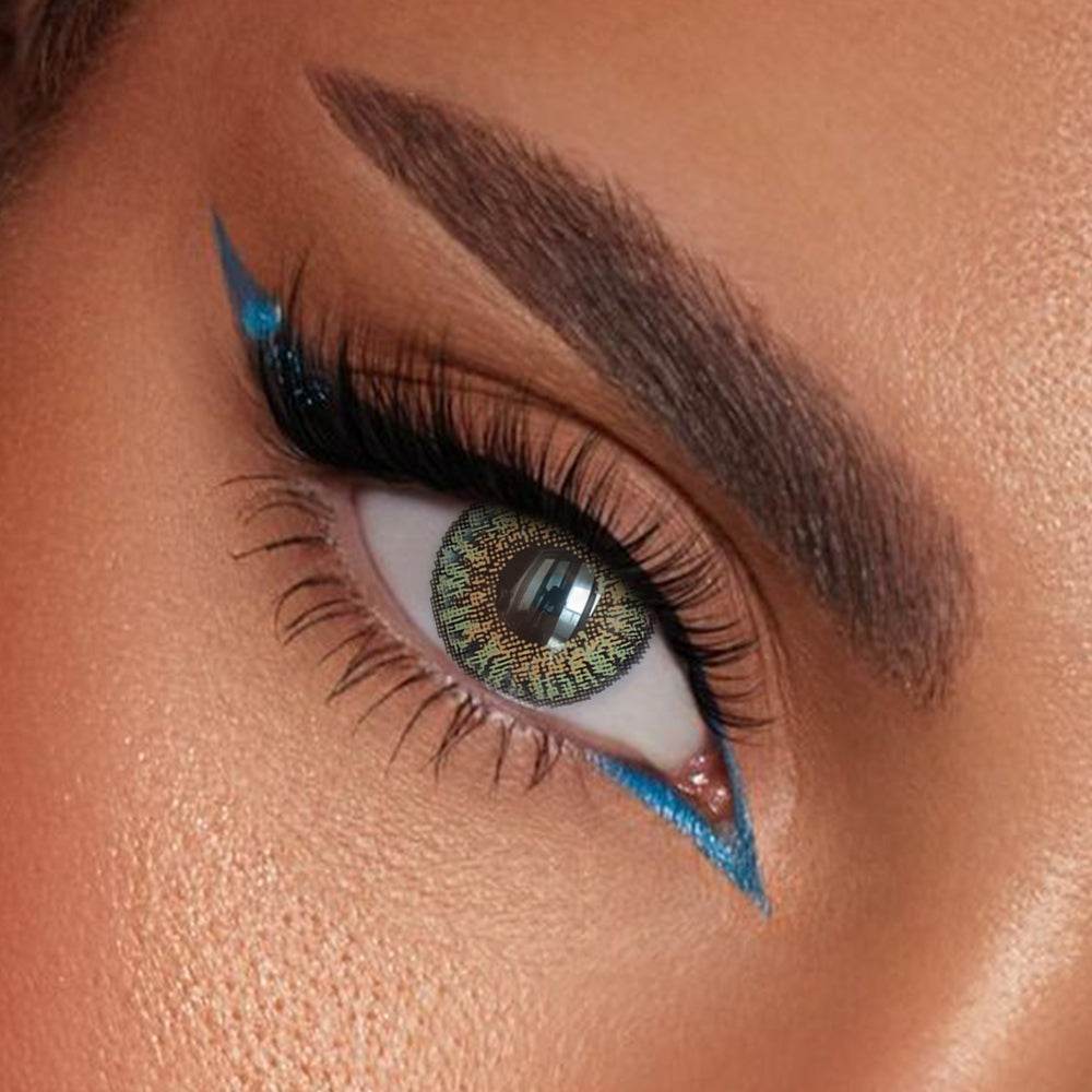 Mesiru Glitter Brown Contact Lenses